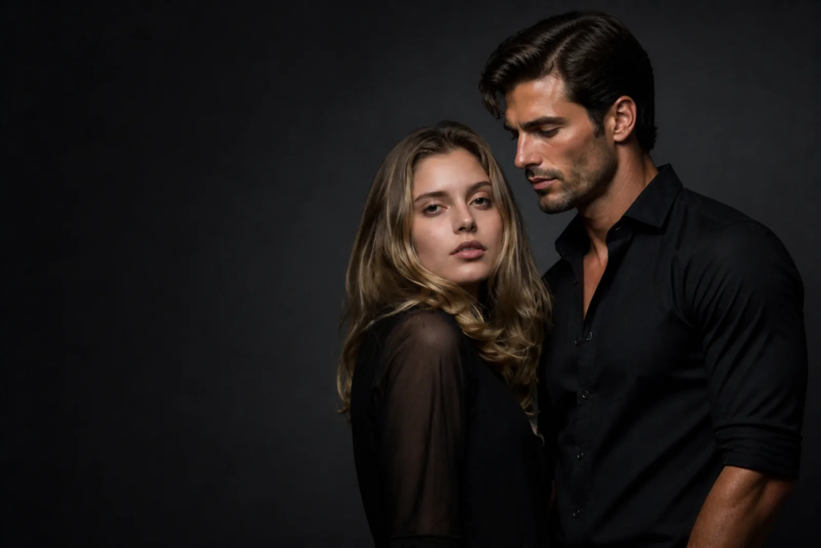Couple sharing an intimate, confident moment — Want Ready sexual health care